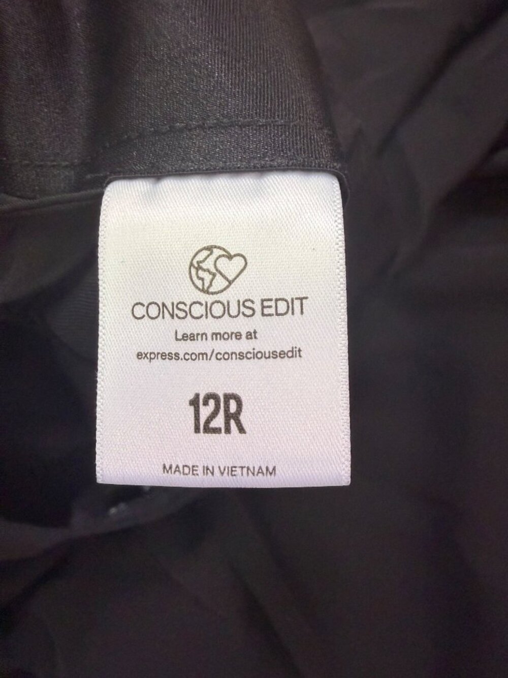 Express Womens Black Wide-Leg Stylist Pants Stylish Design Sz 12r View 6